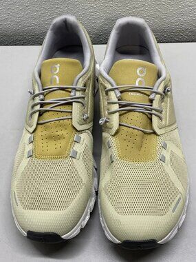 ON Running Mens Cloud 5 Knit Running Sneakers Haze Bronze